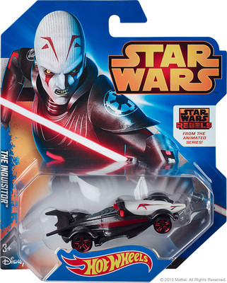 HOT WHEELS STAR WARS CHARACTER CAR 12 - STAR WARS REBEL INQUISITOR