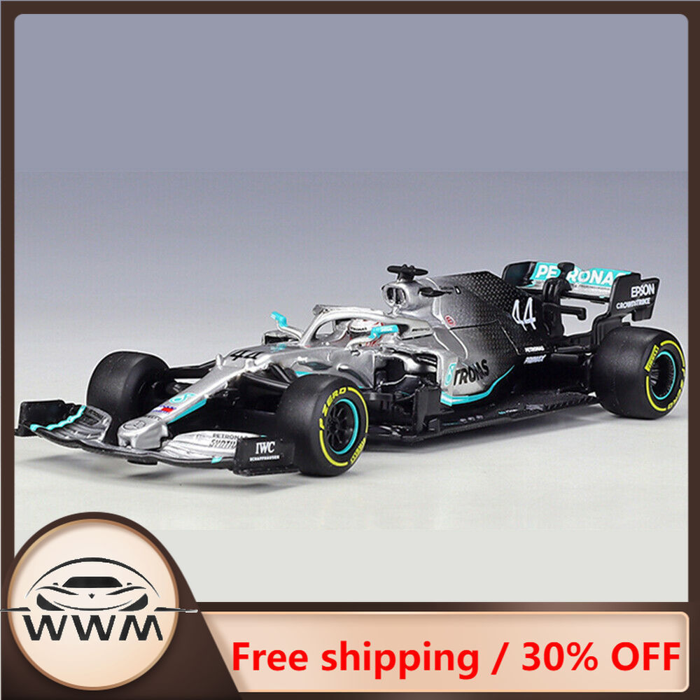 1:43 Bburago #44 Mercedes AMG Petronas F1 2019 W10 Lewis Hamilton Model Car  US! | eBay