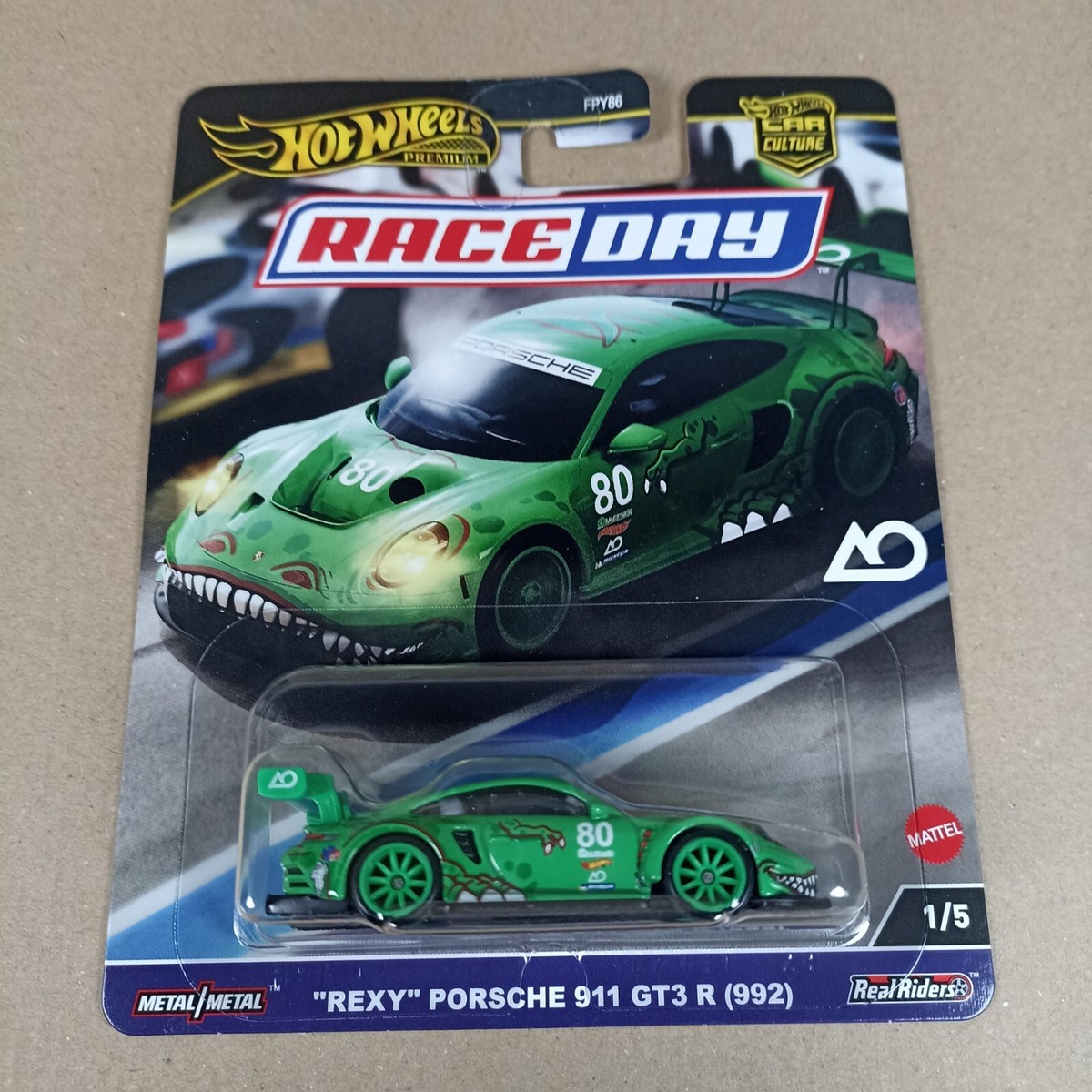 ミニカー Hot Wheels REXY Porsche 911 GT3 R IN HAND* 2024 Hot Wheels Car Culture Race Day “REXY” PORSCHE