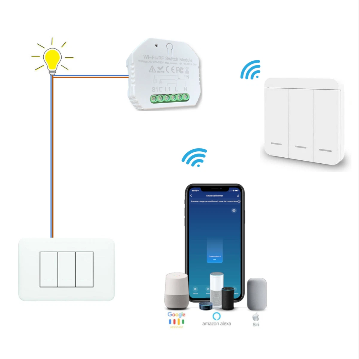 8 Connettori Arancioni Per Interruttore Telecomando RC, Per Trasmettitore E Ricevente, Nuovi - Foto 5