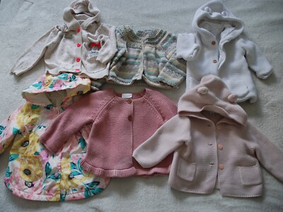 Baby Girls Cardigan Jacket Choose Gap Next George Knitted Hand