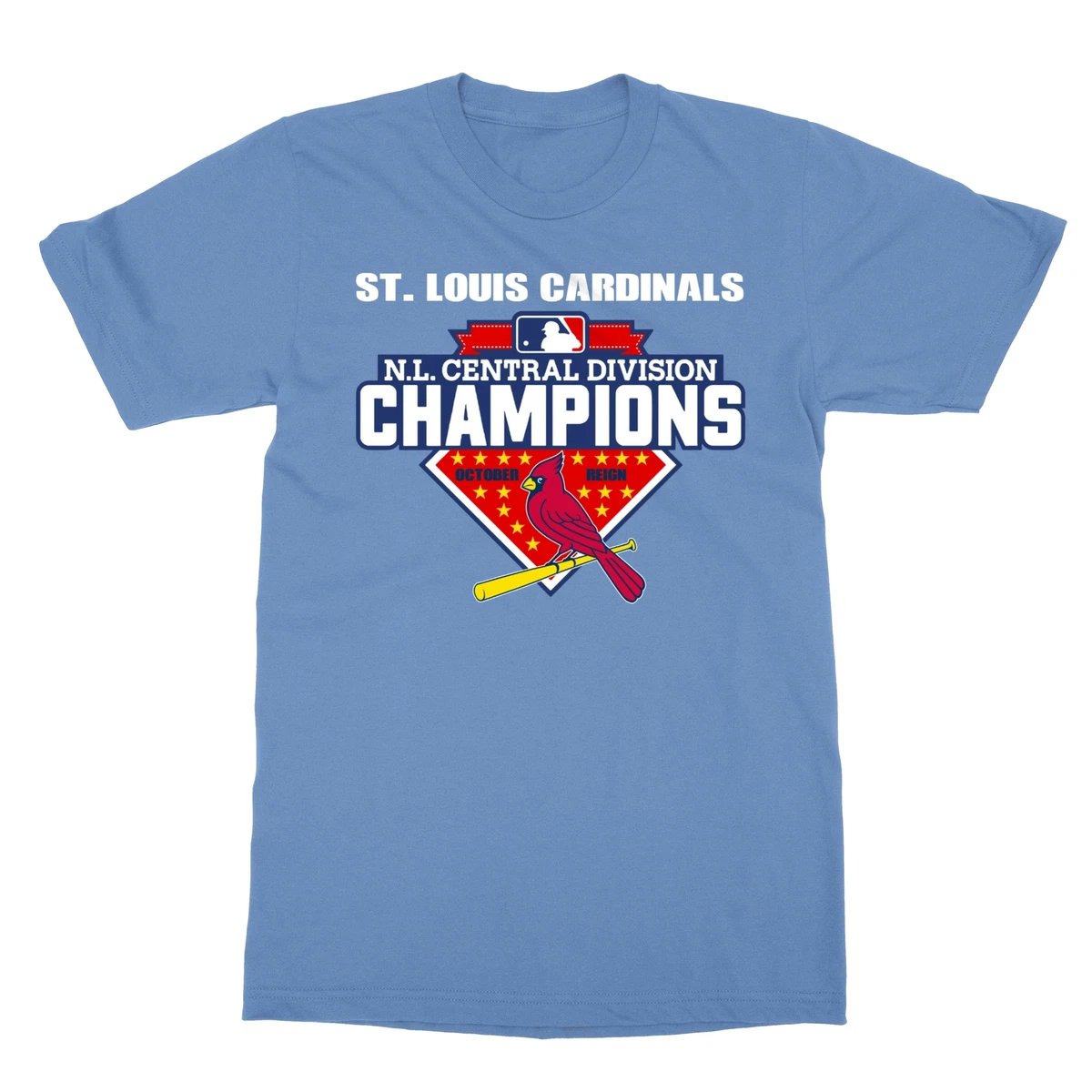 St. Louis Cardinals 2019 NL Central Division Champions Men's T-Shirt