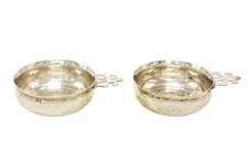 Sterling Silver Porringer M.FRED HIRSCH CO INC. Sterling 1920-1945 Pair Vintage 