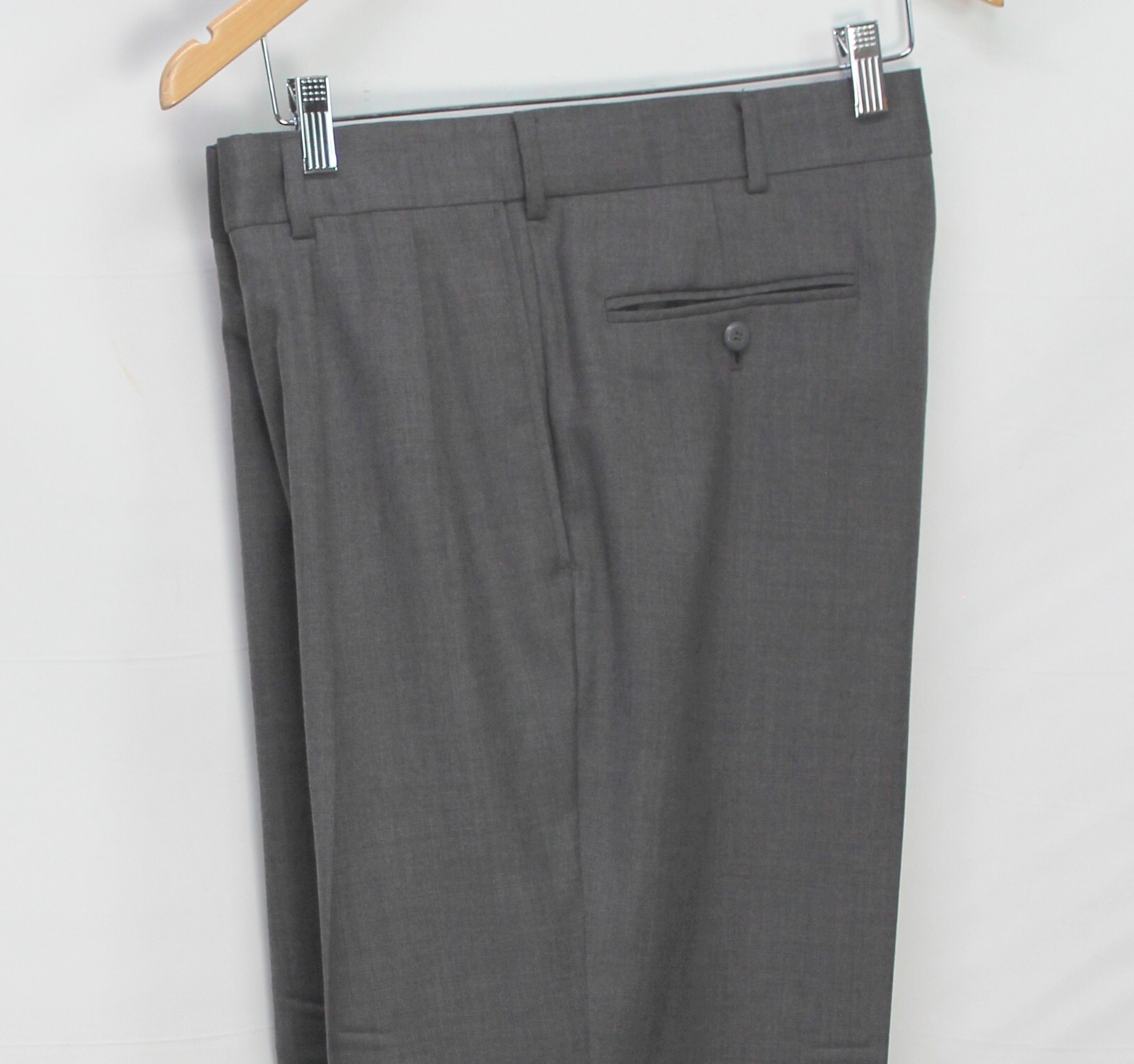 Stafford Men's Pleated Dress Pants Gray Size 36x29 eBay