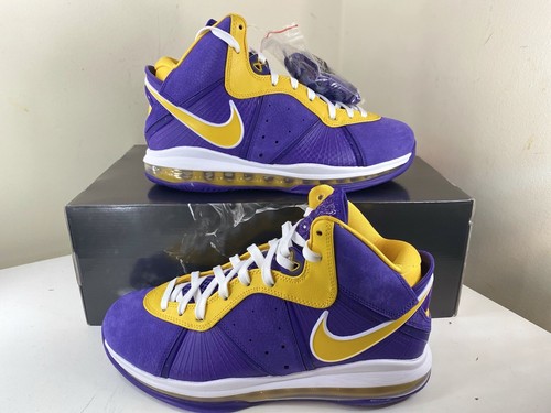 Nike Lebron 8 VIII Mens 10 Lakers Court 