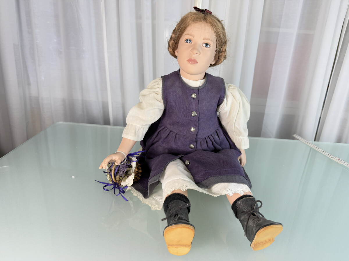 ドイツ　シギキッド人形　Sabine Esche 作　ヴィンテージ ドイツシギキッド人形Sabine Esche 作ヴィンテージ