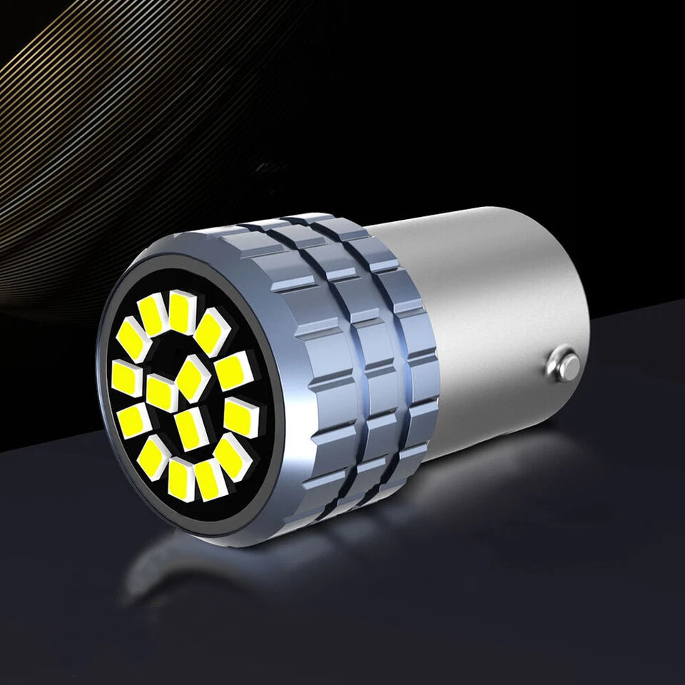 2Pcs 1156/1157 LED Bulbs 15SMD Car Reverse Backup Turn Signal Light Accessories - Image 4 of 4