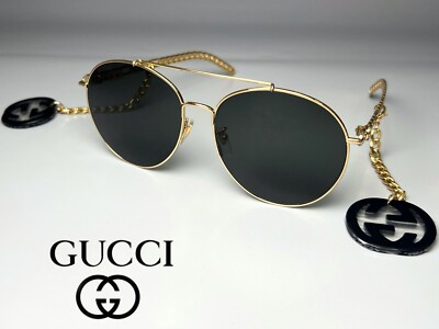 Authentic Gucci Aviator Round Sunglasses with Case Gucci | Accessories | New Authentic Gucci Round Sunglasses  main image 3