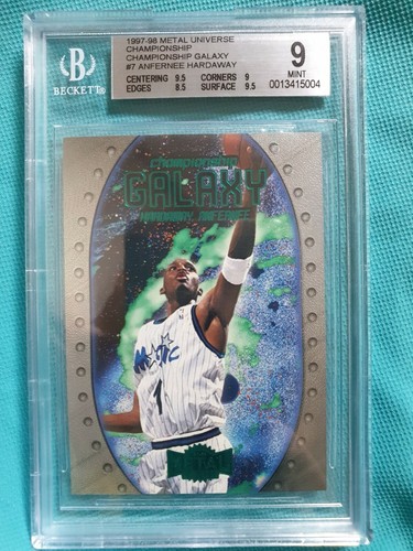 Anfernee Hardaway #7 1997 Metal Universe Championship Galaxy card