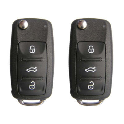 2 Replacement for VW Passat 2017 2018 Remote Flip Key Fob NBGFS93N 5K0837202BJ