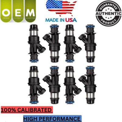 OEM 8x Delphi Fuel Injectors Fits 2003 GMC Savana 2500 4.8L 5.3L V8 #25317628