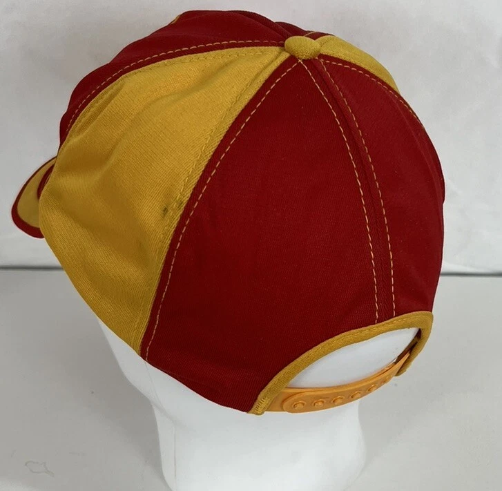 VINTAGE MCDONALD’S TRUCKER HAT RED & YELLOW VERY RARE FAST FOOD SNAPBACK - Изображение 2 из 4