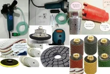 Wet Polisher 3/8" Roundover Bullnose 1" core bit drum Pad marble concrete