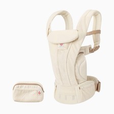 Ergobaby Omni Deluxe All-in-One Baby Carrier - Luminous Ivory Mesh - BRAND NEW