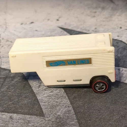 1969 Hot Wheels Redlines Series Van Lines White 1:64 Scale Diecast Van