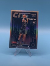 2023-24 NBA Hoops Premium Stock City Edition Silver Prizm Jordan Hawkins #7 RC