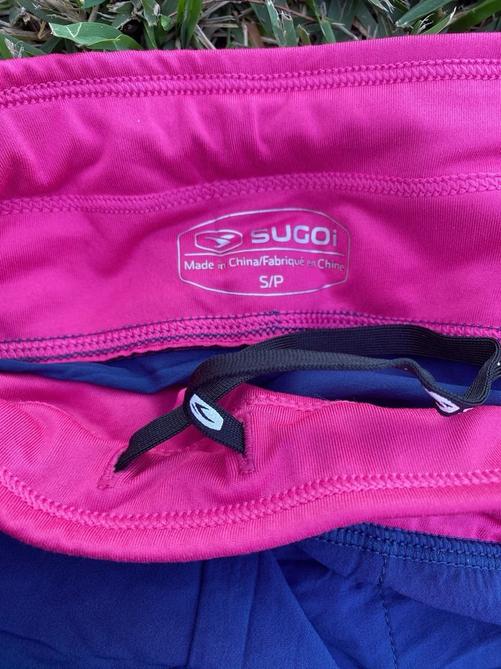 "Corto de Ciclismo Sugoi Prism 7"" Rosa Azul Marino Ropa Activa Rendimiento Talla S" Foto 3 de 4