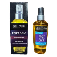 John Frieda Frizz Ease Nourishing Oil Elixir w/ Argan Oil 3 fl oz BRAND NEW HTF