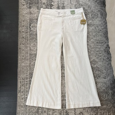 Rye Grass Size 18W High Waisted Flare Cotton/tencel/spandex Blend NWT