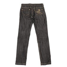 Vivienne Westwood Red Label Glitter Stitch Stretch Skinny Jeans Size M K-156958 