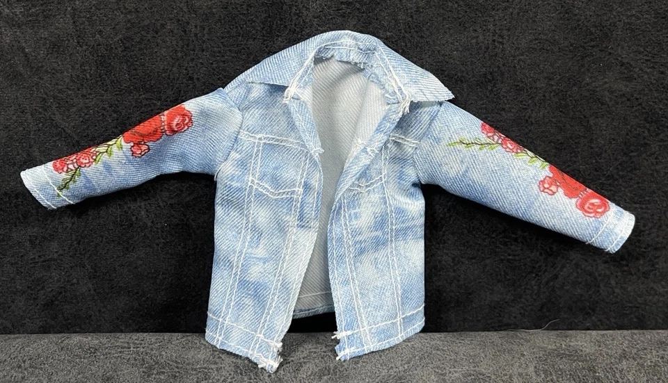 Barbie Doll Clothes Lot Of 6 Fashionistas Tops Pant Skirt Jacket 11.5” Outfits - Image 4 of 4