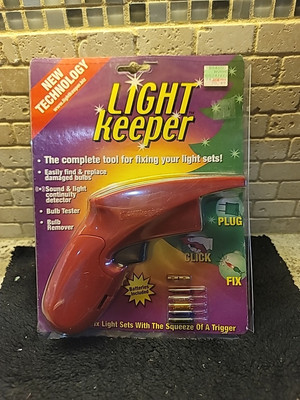 Vintage Original NEW Rare Light Keeper The Complete Tool for Fixing Light Sets !