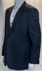 Ted Baker Elevated Blazer Jacket Black Stripe Wool Polyester Blend Size 44R Mens — photo 3
