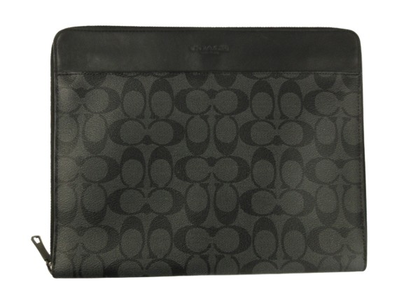 Coach Gray Tech Tablet Clutch Bag F32654 Second Hand