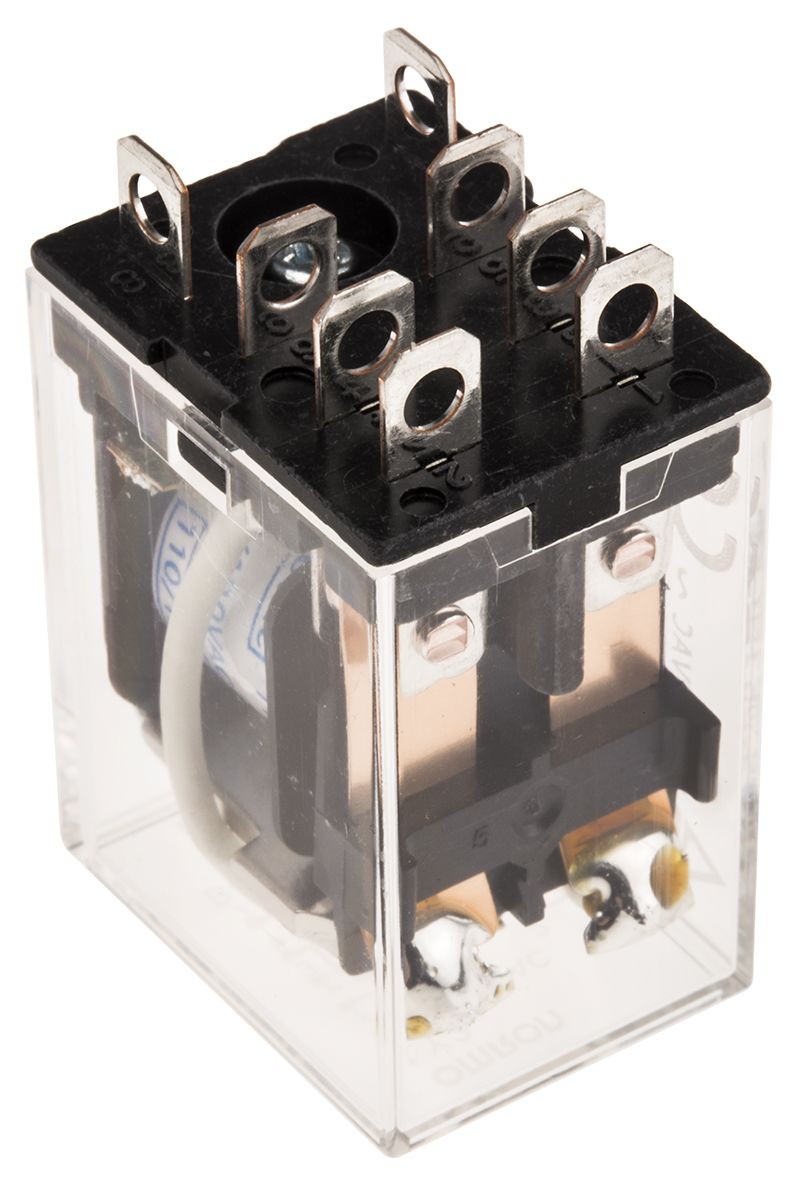 Omron: LY2 24VDC, 10A 110VAC, Latching Relay