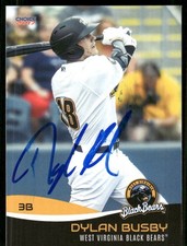 2017 West Virginia Black Bears DYLAN BUSBY Signed Card autograph auto PIRATES