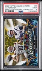 2024 TOPPS COSMIC CLUSTERS GOLD INTERSTELLAR DRAKE MAYE TOM BRADY RC /50 PSA 9