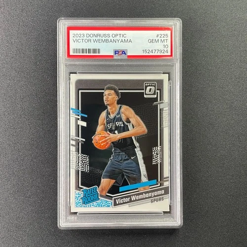 2023 Panini Donruss Optic Victor Wembanyama RC #225 PSA 10