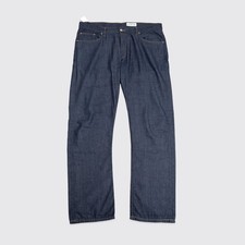 Gustin Jeans Size W40 L33 Straight Fit Dark Blue Cotton 351 Japan Featherweight