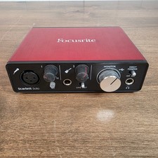 Focusrite Scarlett Solo 2nd Gen USB Audio Int...