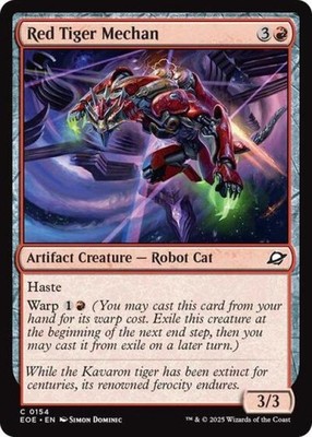 Red Tiger Mechan - NM Foil C : Edge of Eternities