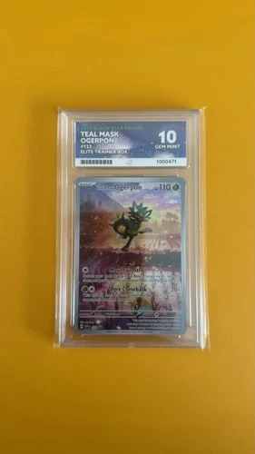 Pokemon TCG SVP EN Black Star Promo #123 Teal Mask Ogerpon Ace 10