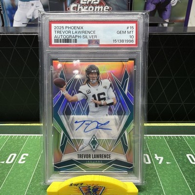 2025 Panini Phoenix Trevor Lawrence Auto-SILVER *PSA 10* Jaguars 🔥🔥