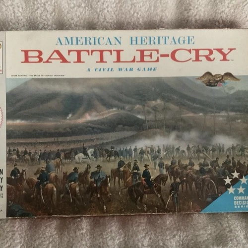 BATTLE-CRY CIVIL WAR GAME Vintage 1962 American Heritage Milton Bradley