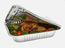 Half Size Deep Aluminum Pan with Lid