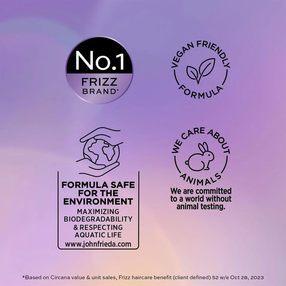 John Frieda Frizz Ease Miraculous Recovery Frizzy Hair Shampoo & Conditioner New - Image 4 of 4