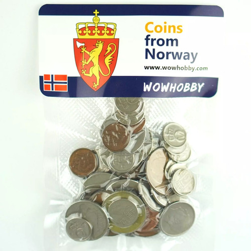 Set of 45 Random Coins from Norway Norwegian Coin Collection 🇳🇴