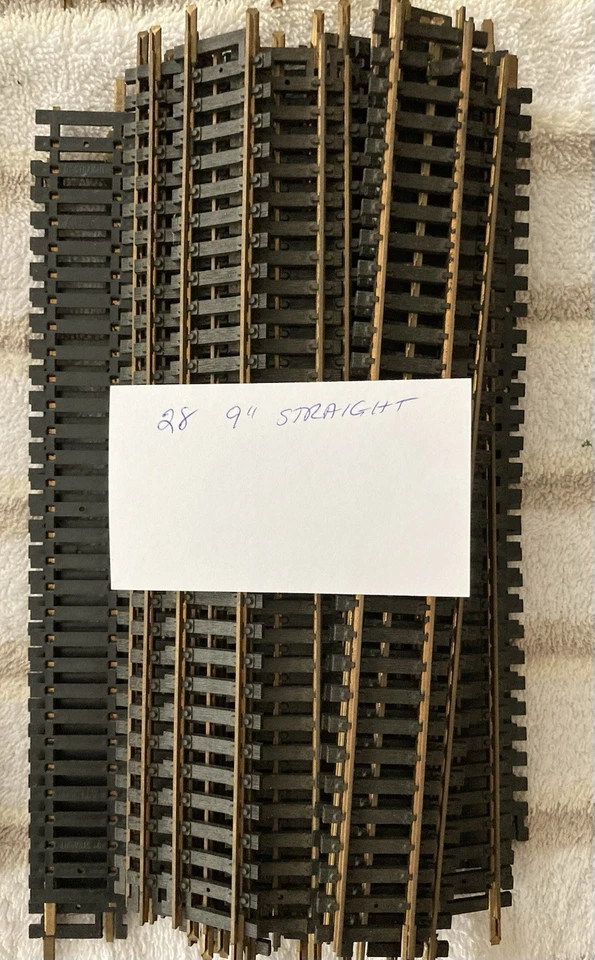 Vintage Atlas HO Scale Train Track Lot Of  100 Curves, Straights, Turnouts, more - Image 2 of 4