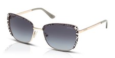 Guess GU00218 Women's Sunglasses 32B Shiny Pale Gold/Smoke Gradient