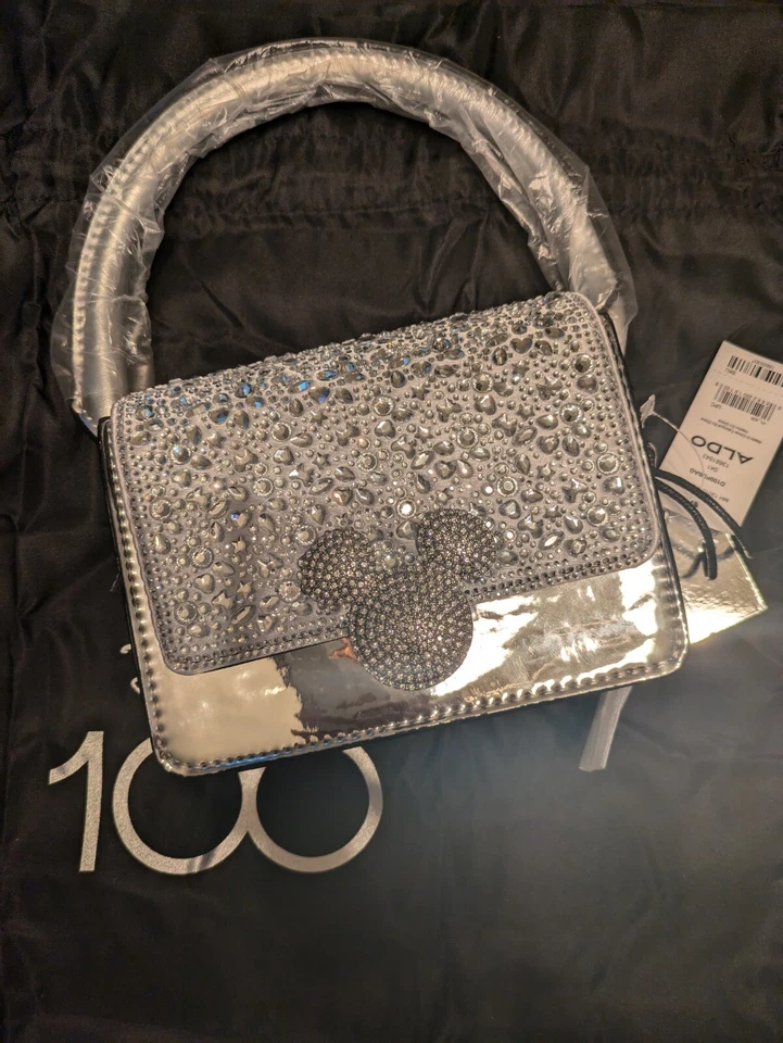Bandolera ALDO Disney 100 asa superior. PLATA CLARA. Nuevo con etiquetas Foto 3 de 4