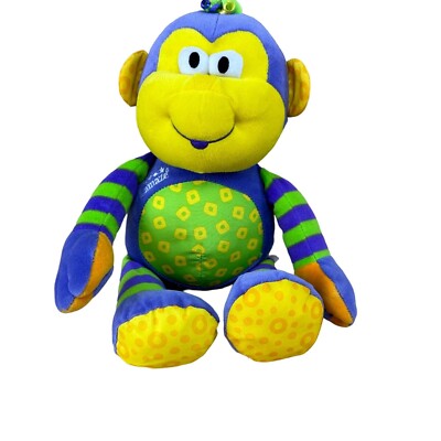 Lamaze Clap with Me Monkey Plush Developmental Musical Infant Learning Toy WORKS
