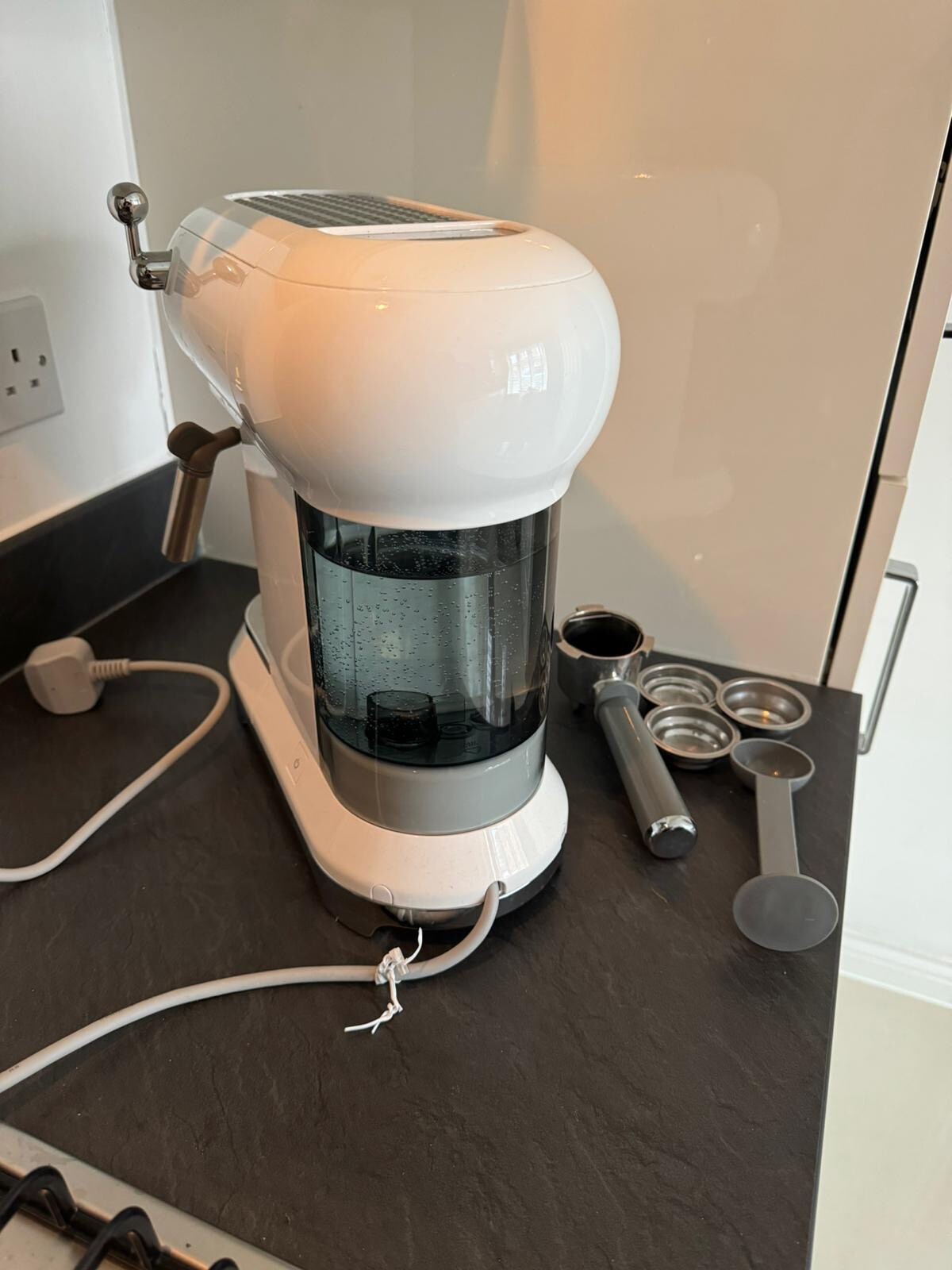 Smeg ECF01WHUK 15 Coffee Machine 1L White eBay