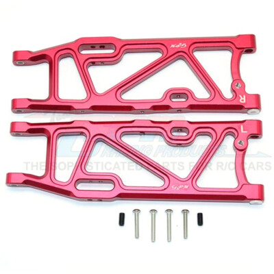 GPM Racing Aluminum Rear Lower Arms Red : Kraton / Outcast / Notorious 6S BLX