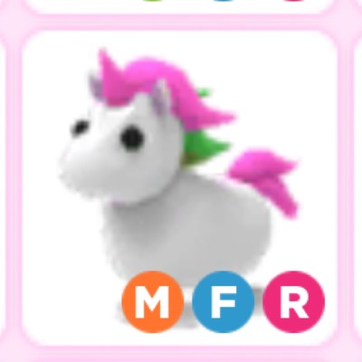 Roblox Adopt Me Mega Neon Fly Ride Unicorn Mfr Read Description Ebay - golden unicorn in adopt me roblox
