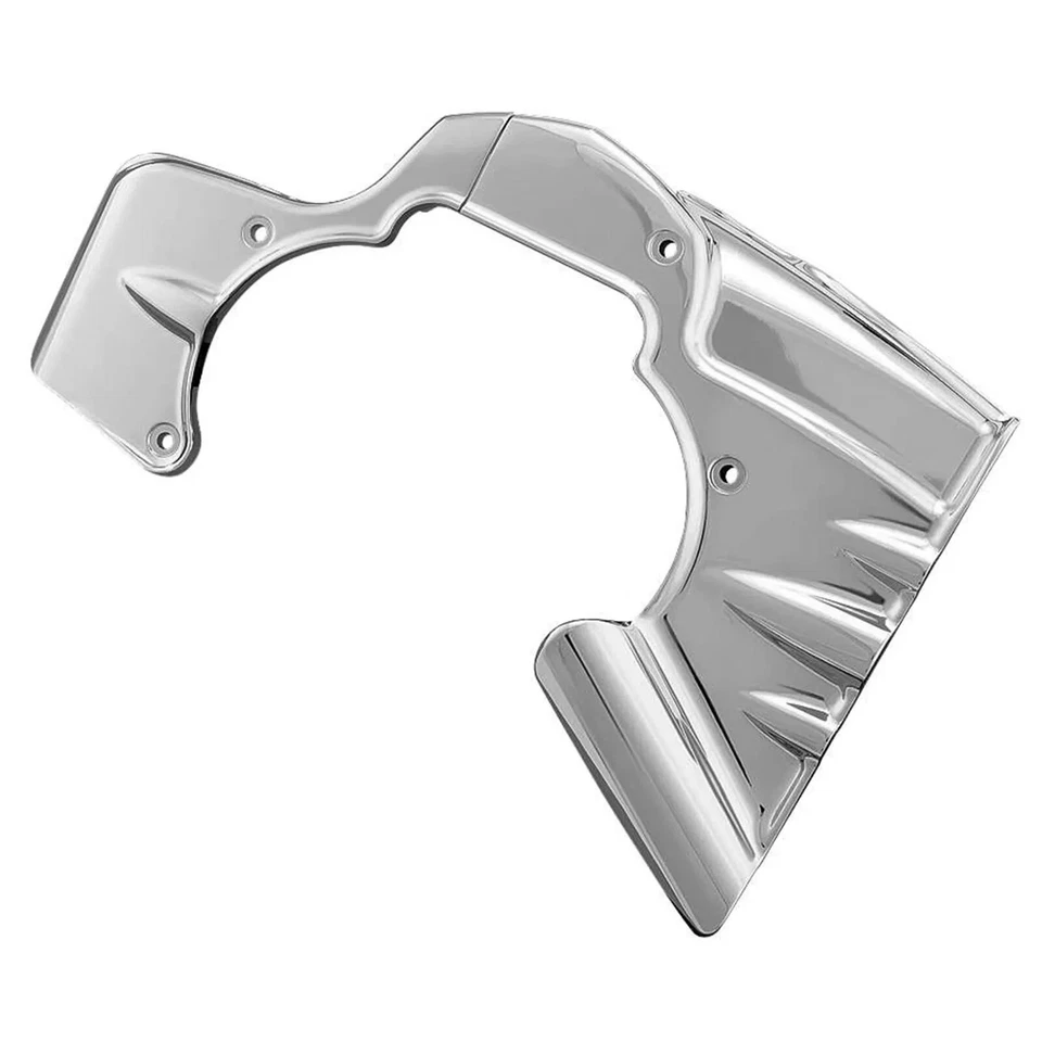 Cubierta de cubierta de transmisión cromada Kuryakyn 7877 07-08 Harley Touring con dobles verdaderos Foto 2 de 2