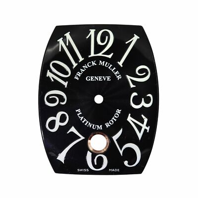 Franck Muller Platinum Rotor 29 x 36 mm Black Dial for Automatic Men's  Watch